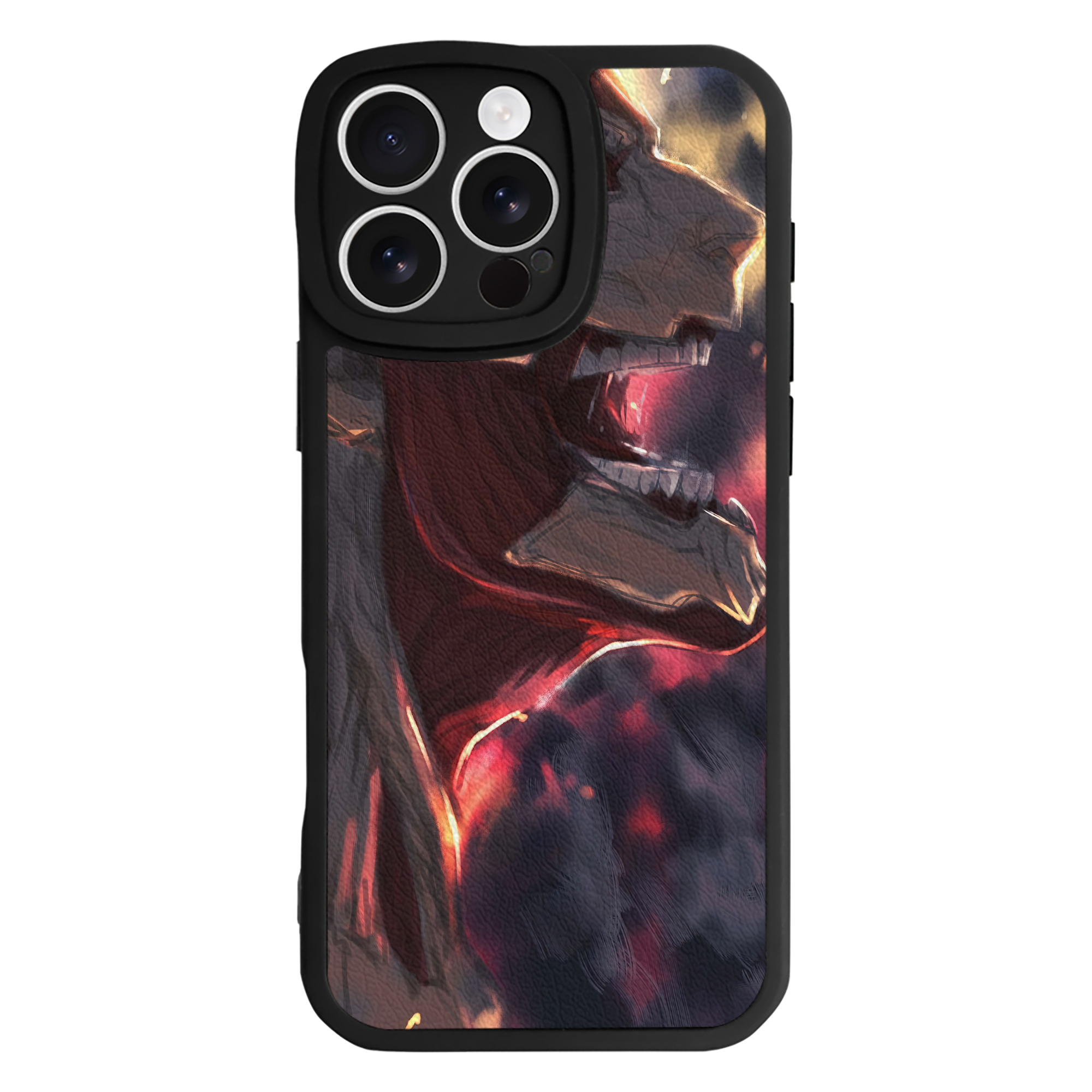 （画像用） 進撃の巨人 Attack on Titan 【iPhone 16シリーズ対応】シリコンスマホケース（レザー調） 材質：シリコン